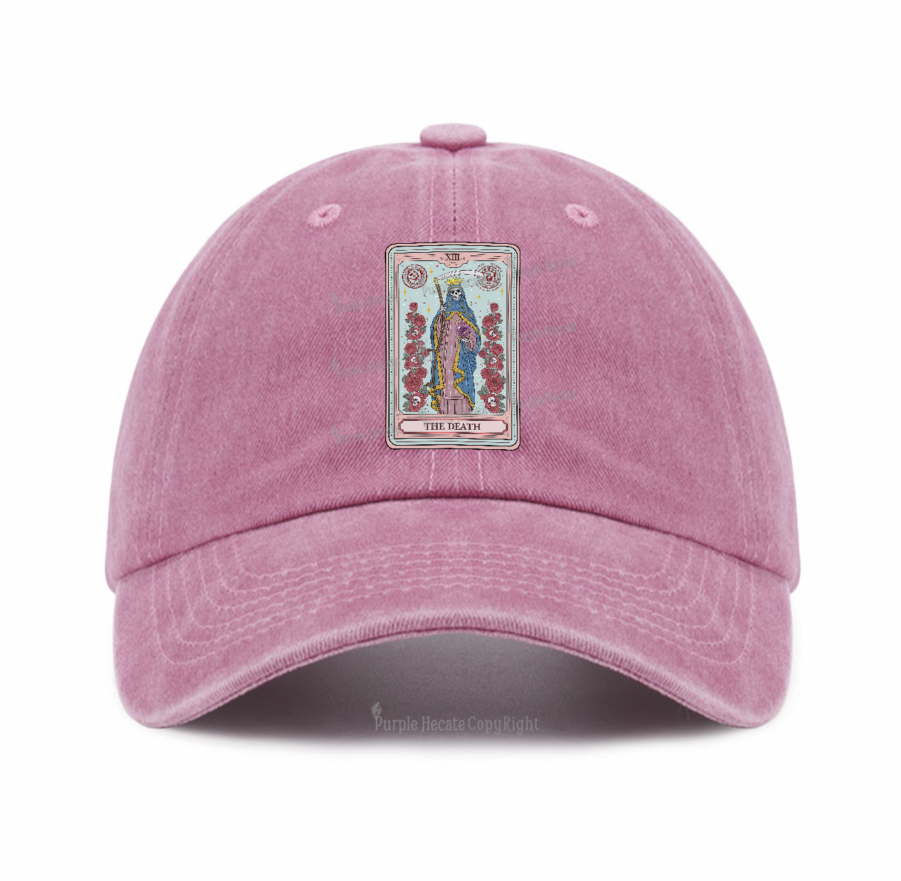 Purplehecate The Death Tarot Baseball Cap