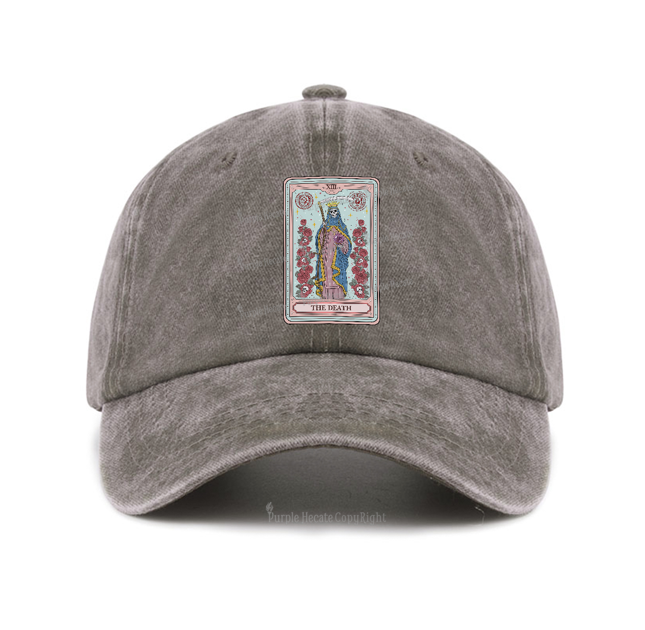 Purplehecate The Death Tarot Baseball Cap