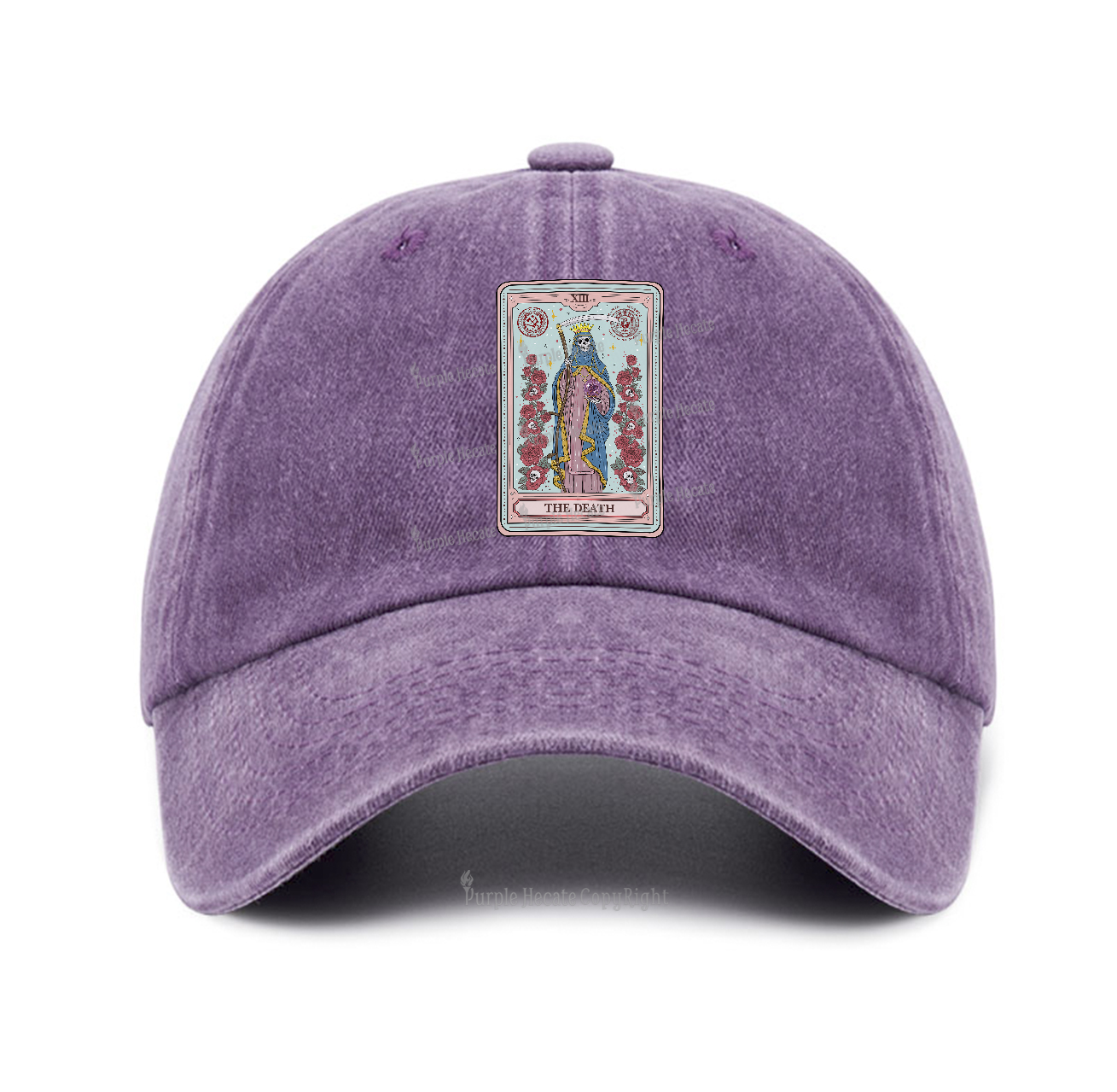 Purplehecate The Death Tarot Baseball Cap