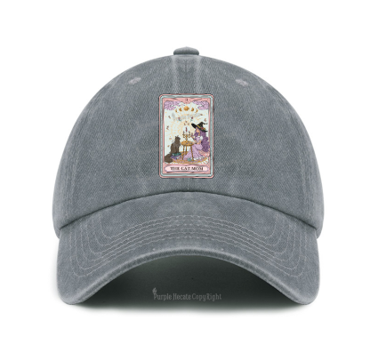 Purplehecate The Cat Witch Mom Tarot Baseball Cap
