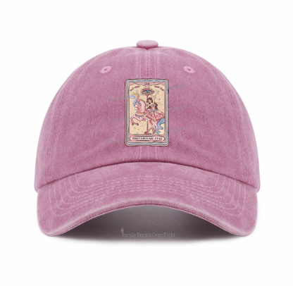 Purplehecate The Carousel Star Tarot Card Baseball Cap