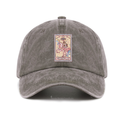 Purplehecate The Carousel Star Tarot Card Baseball Cap
