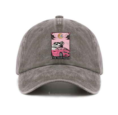 Purplehecate The Team Trash Tarot Card Baseball Cap