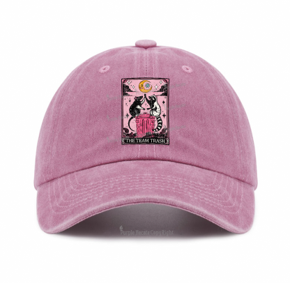 Purplehecate The Team Trash Raccoon & Opossum Tarot Baseball Cap