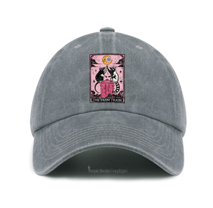 Purplehecate The Team Trash Raccoon & Opossum Tarot Baseball Cap