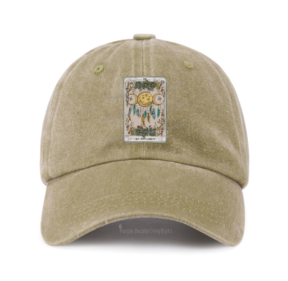 Purplehecate The Triple Moon Tarot Card Baseball Cap