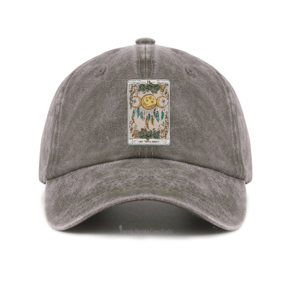 Purplehecate The Triple Moon Tarot Card Baseball Cap