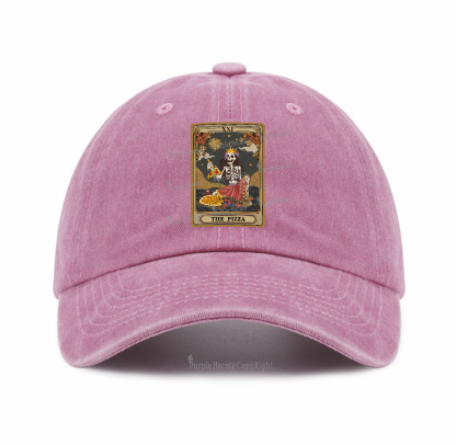 Purplehecate The Pizza Tarot Card Baseball Cap