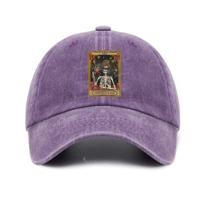 Purplehecate The Everything Fine Tarot Baseball Cap