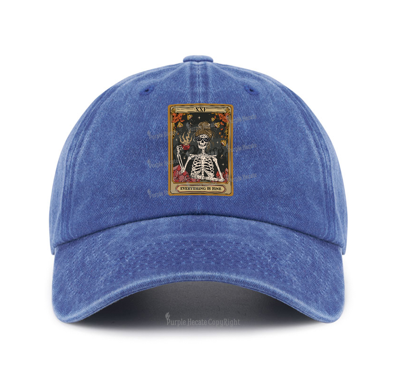 Purplehecate The Everything Fine Tarot Baseball Cap