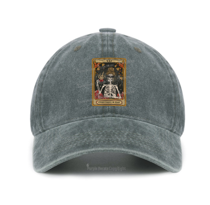 Purplehecate The Everything Fine Tarot Baseball Cap