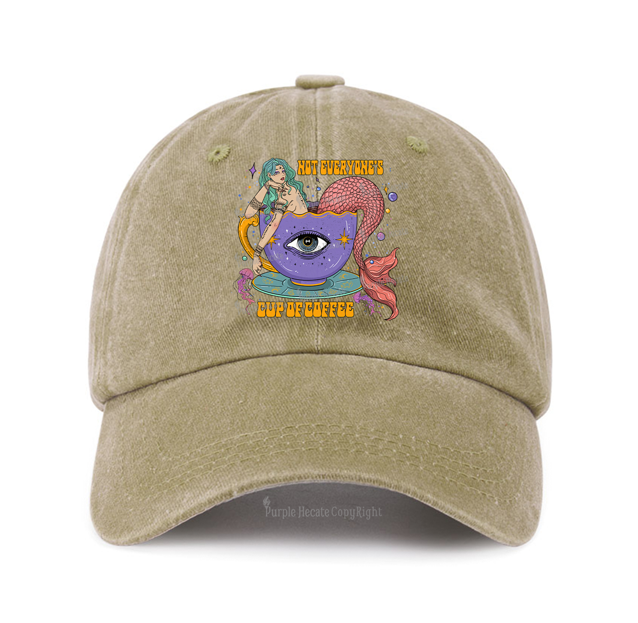 Purplehecate Not Everyone's Cup Of Coffee Baseball Cap