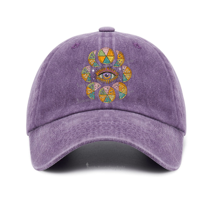 Purplehecate Moon Phase Pizza Baseball Cap