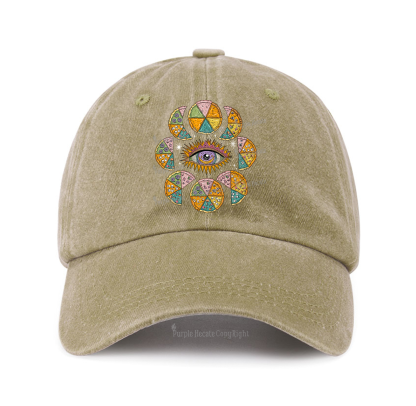 Purplehecate Moon Phase Pizza Baseball Cap