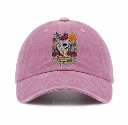 Purplehecate Persephone's Pomegranates Baseball Cap
