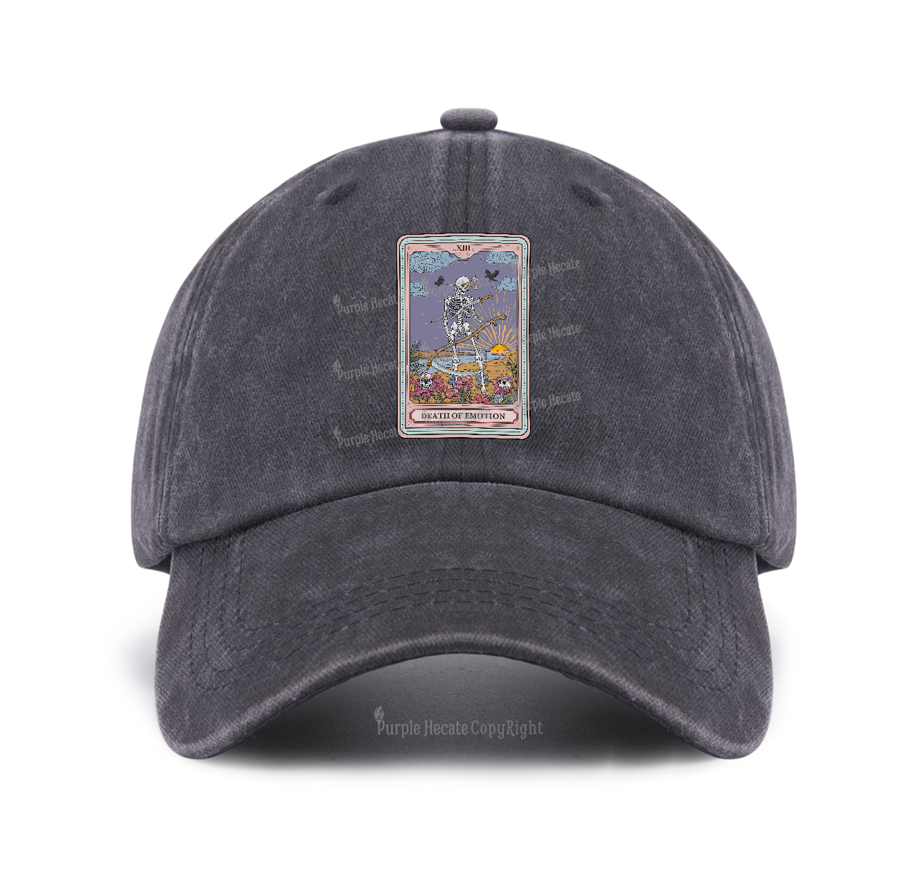 Purplehecate The Death Of Emotion Tarot Baseball Cap