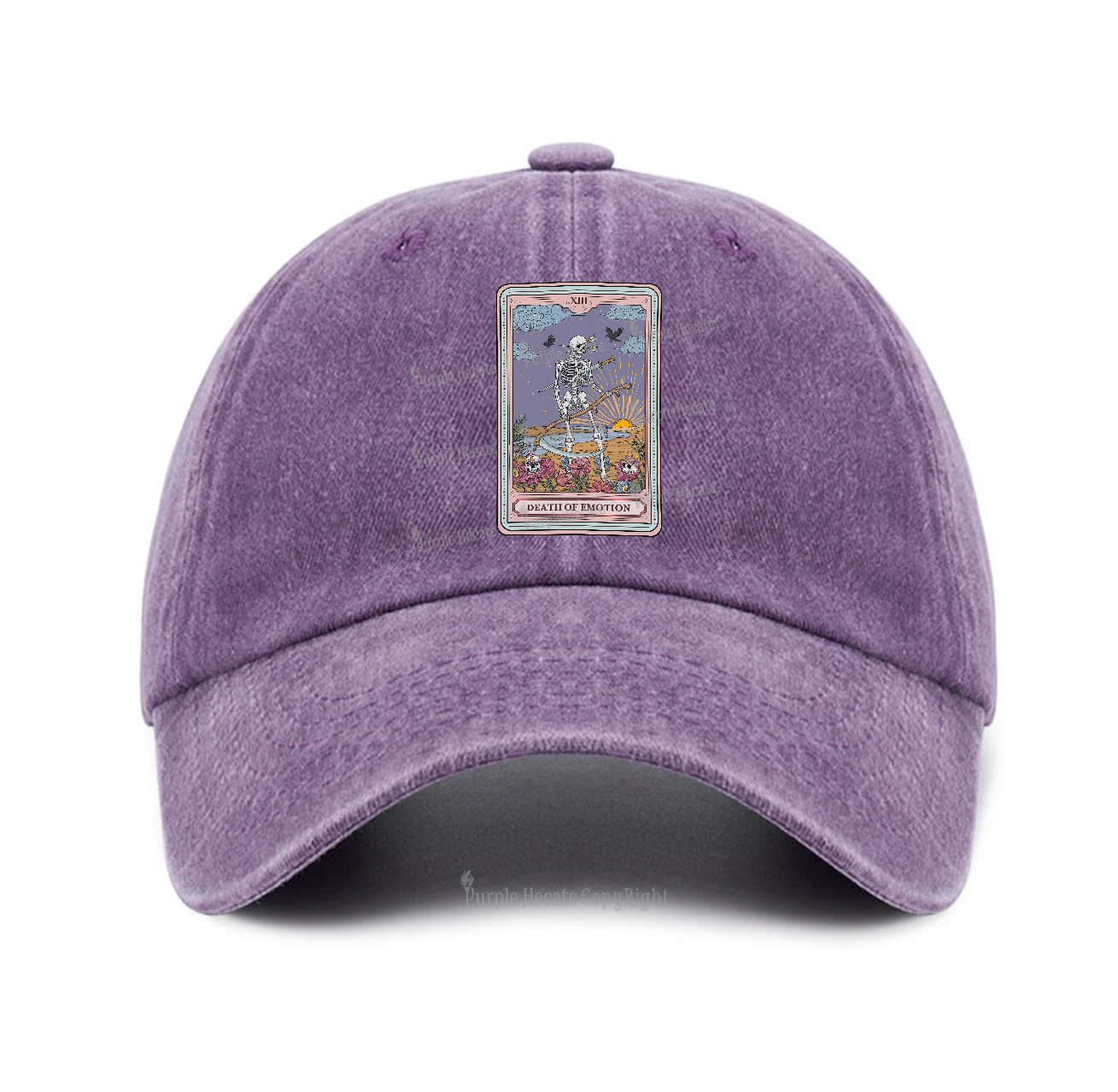 Purplehecate The Death Of Emotion Tarot Baseball Cap