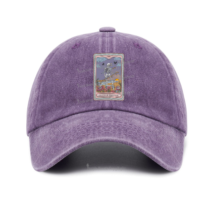 Purplehecate The Death Of Emotion Tarot Baseball Cap