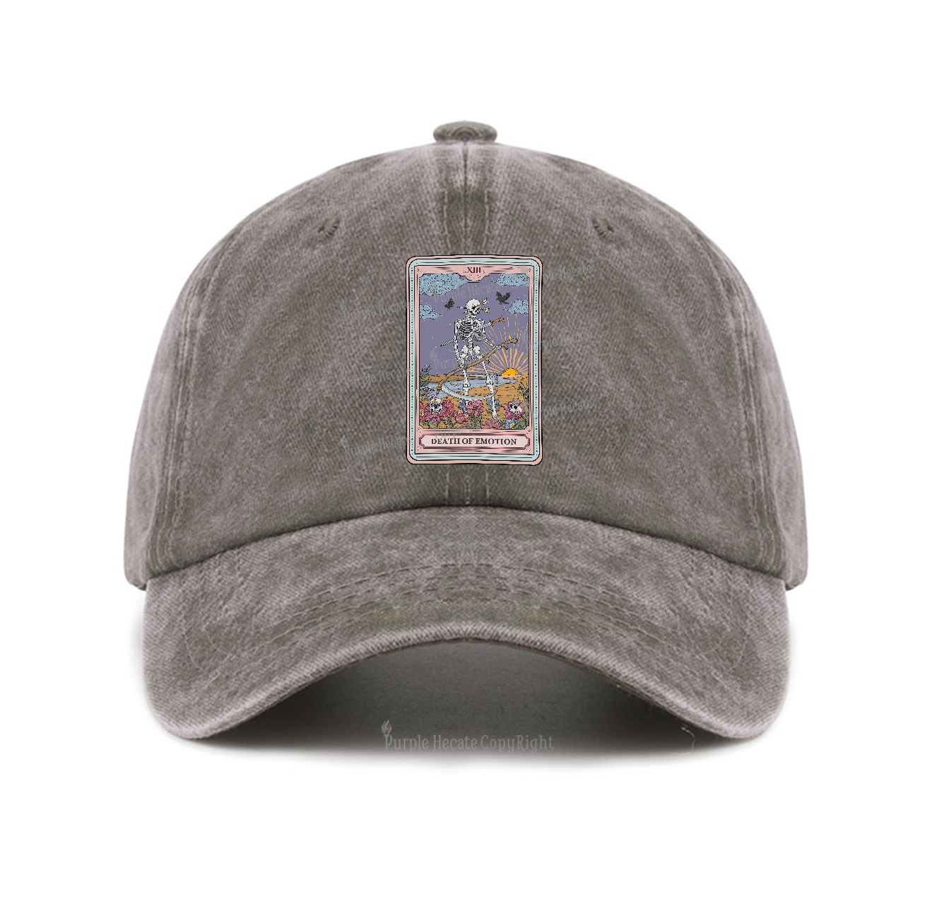 Purplehecate The Death Of Emotion Tarot Baseball Cap