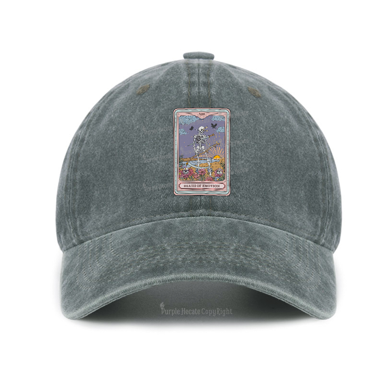 Purplehecate The Death Of Emotion Tarot Baseball Cap