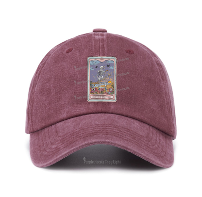 Purplehecate The Death Of Emotion Tarot Baseball Cap