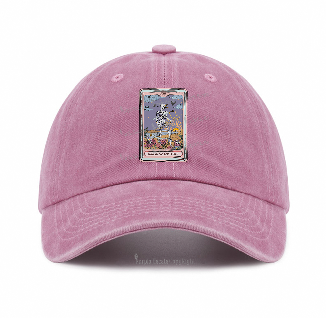 Purplehecate The Death Of Emotion Tarot Baseball Cap