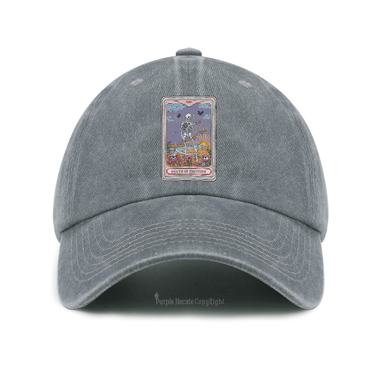 Purplehecate The Death Of Emotion Tarot Baseball Cap