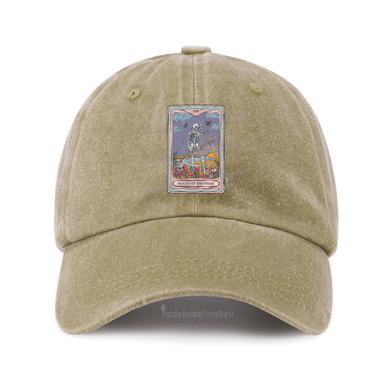 Purplehecate The Death Of Emotion Tarot Baseball Cap