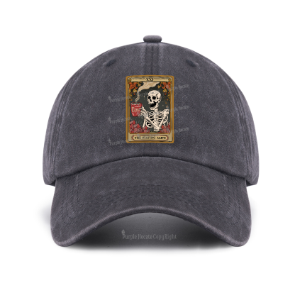 Purplehecate The Staying Alive Tarot Card Baseball Cap