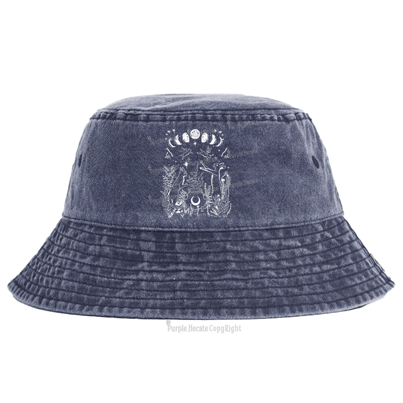 Purplehecate Celestial Cat Bucket Hat