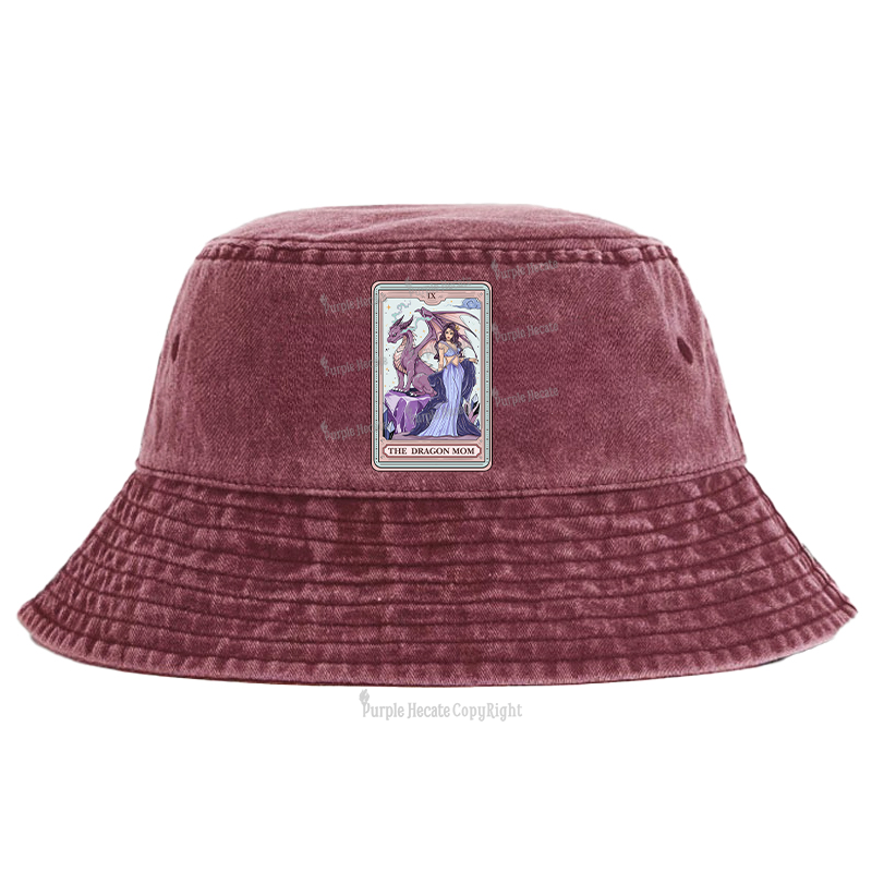 Purplehecate The Dragon Tarot Bucket Hat