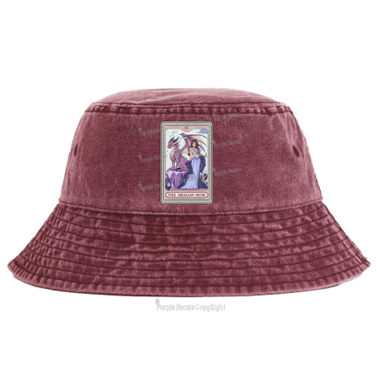 Purplehecate The Dragon Tarot Bucket Hat