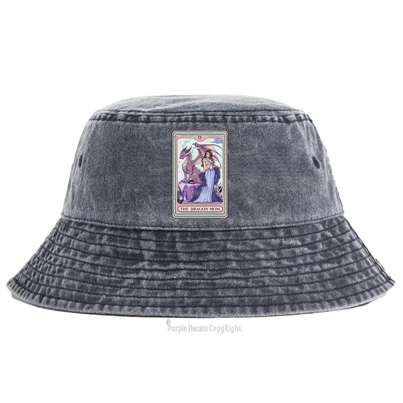 Purplehecate The Dragon Tarot Bucket Hat