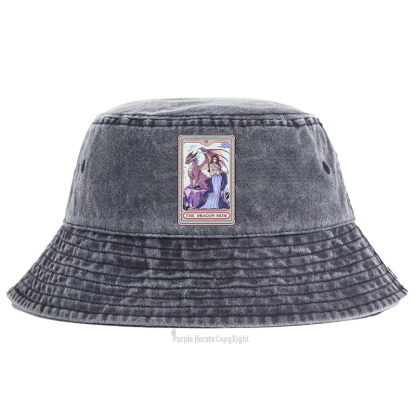 Purplehecate The Dragon Tarot Bucket Hat