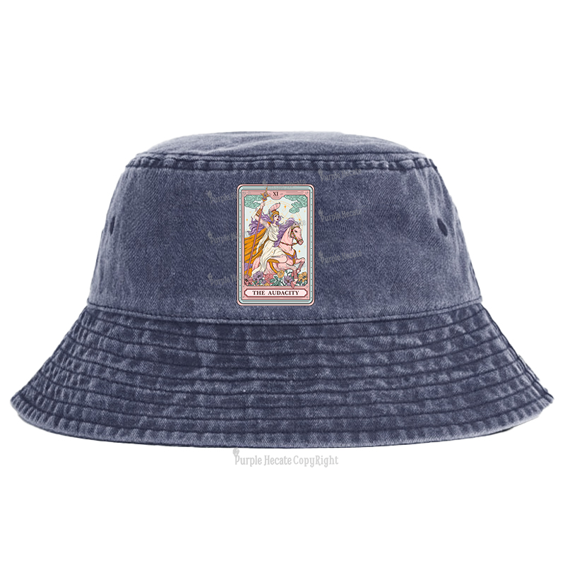 Purplehecate The Audacity Tarot Card Bucket Hat