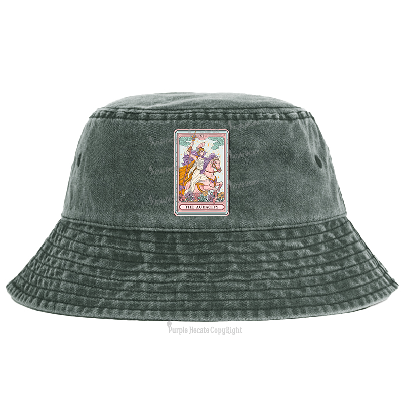 Purplehecate The Audacity Tarot Card Bucket Hat