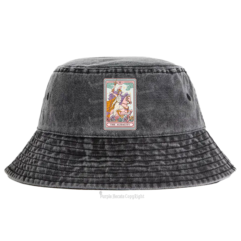 Purplehecate The Audacity Tarot Card Bucket Hat