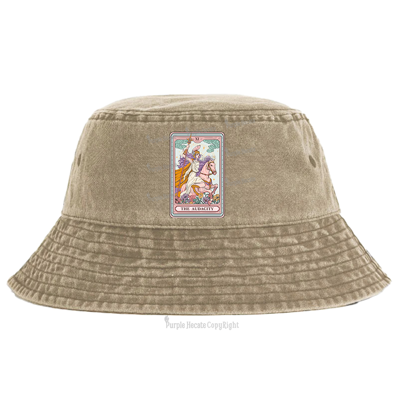 Purplehecate The Audacity Tarot Card Bucket Hat