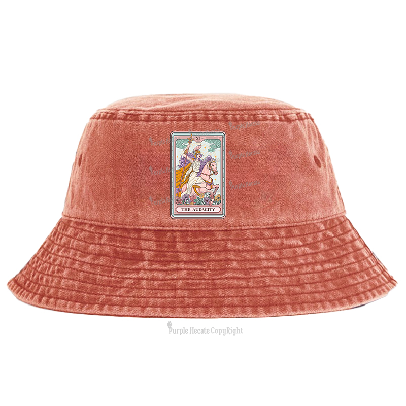 Purplehecate The Audacity Tarot Card Bucket Hat