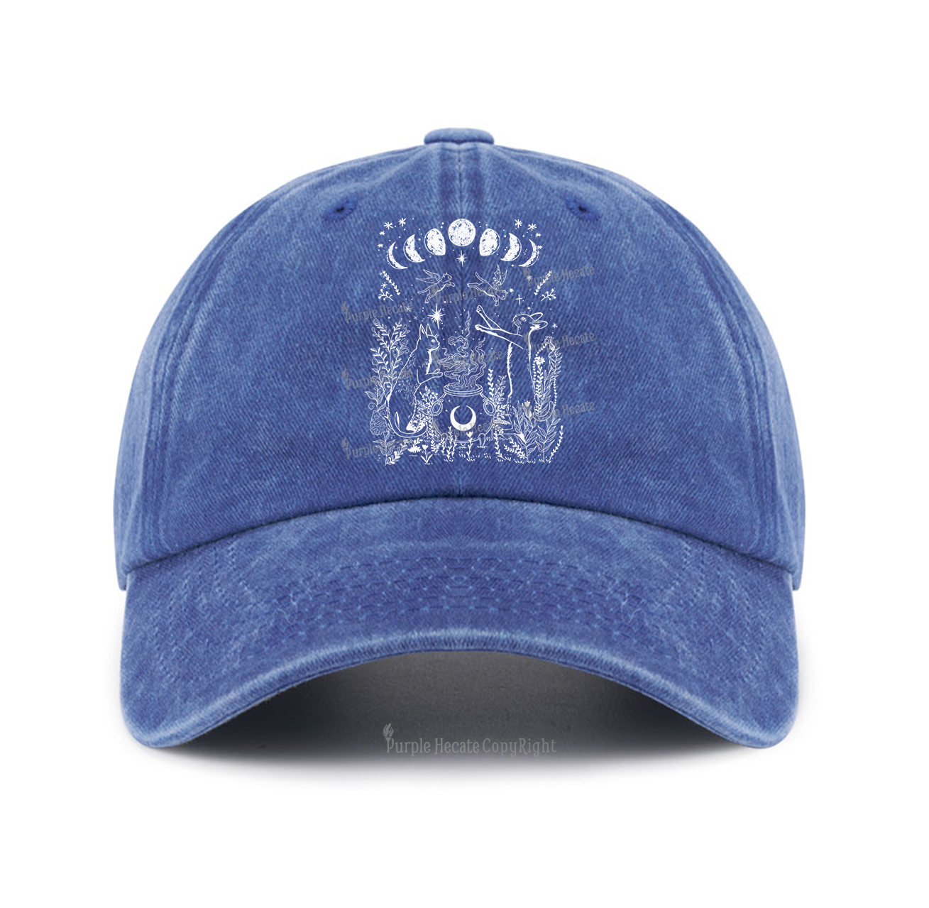 Purplehecate Celestial Cat Baseball Cap
