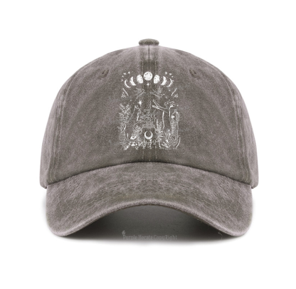 Purplehecate Celestial Cat Baseball Cap