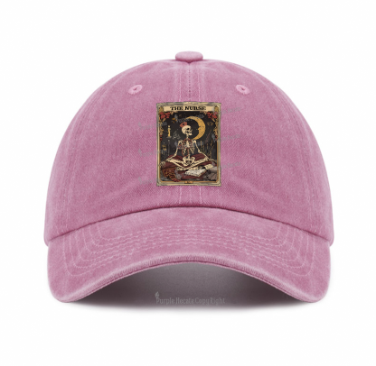 Purplehecate The Nurse Tarot Card Baseball Cap