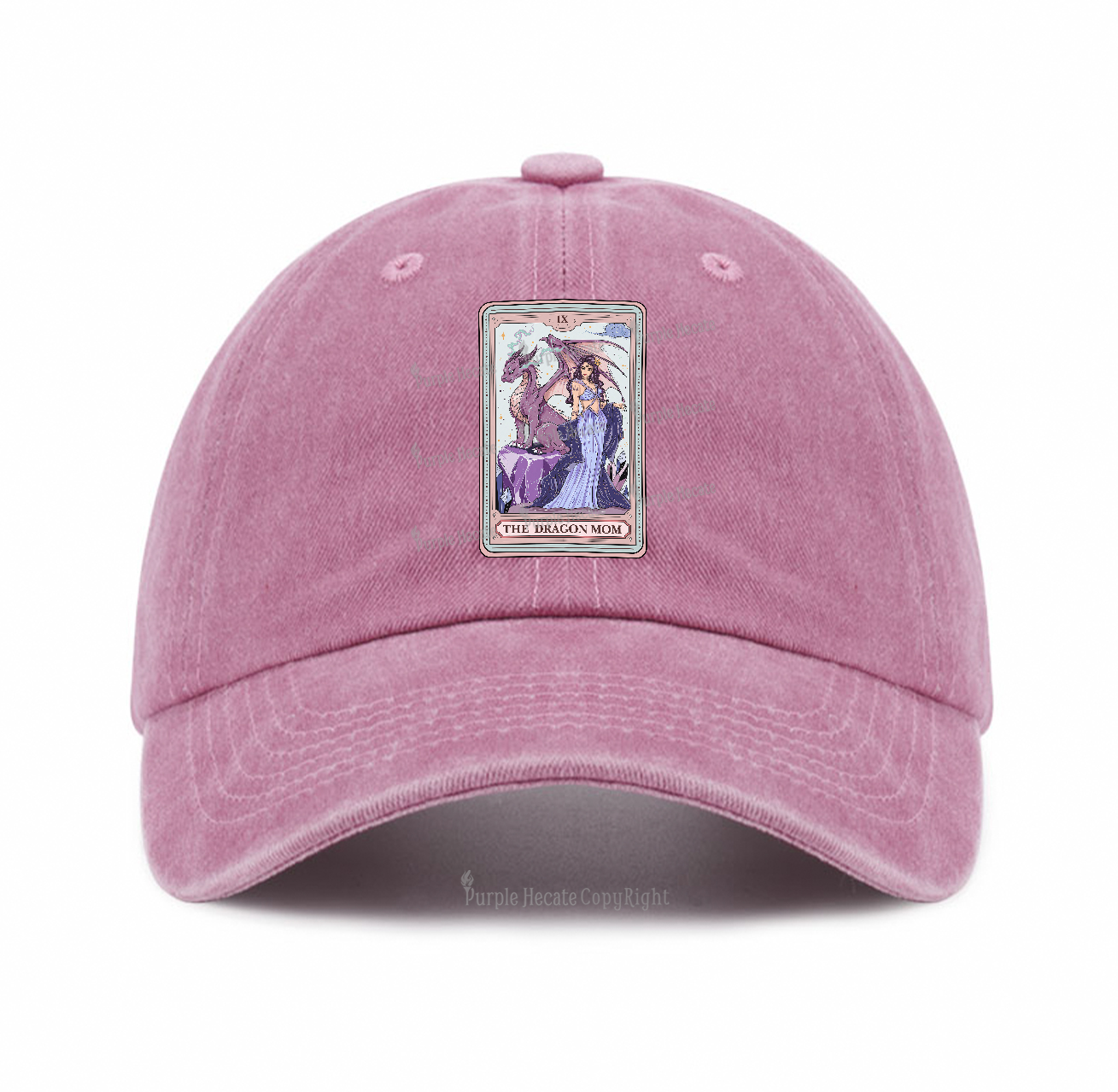 Purplehecate The Dragon Tarot Baseball Cap