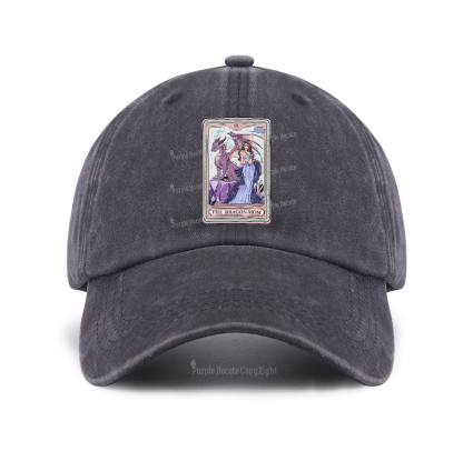 Purplehecate The Dragon Tarot Baseball Cap