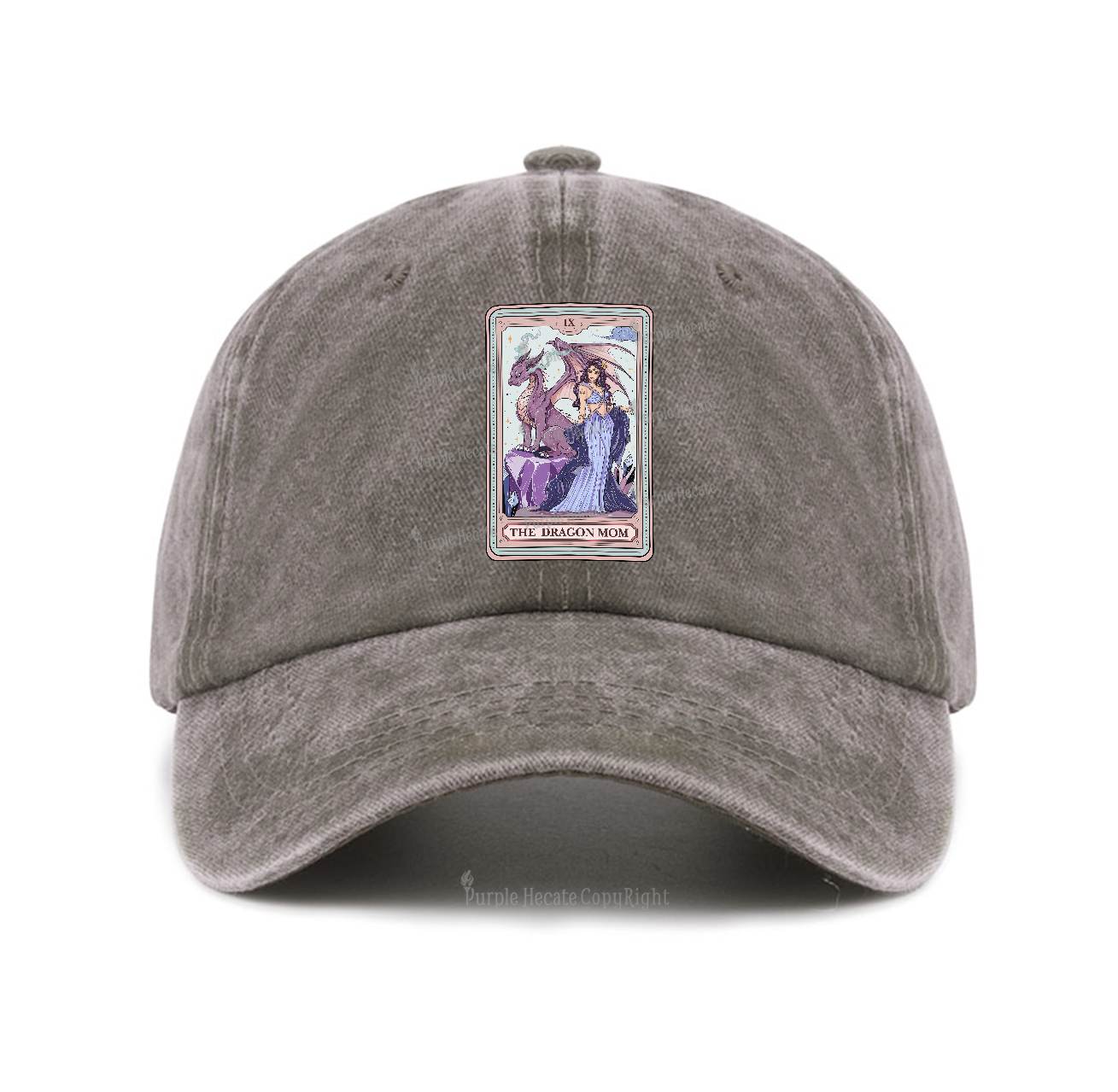 Purplehecate The Dragon Tarot Baseball Cap