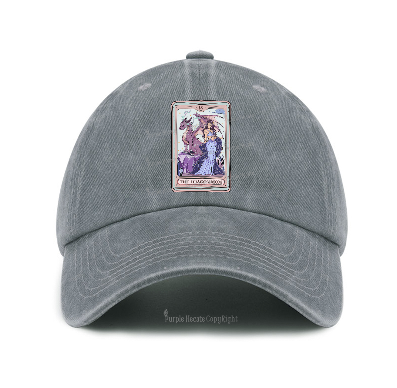 Purplehecate The Dragon Tarot Baseball Cap