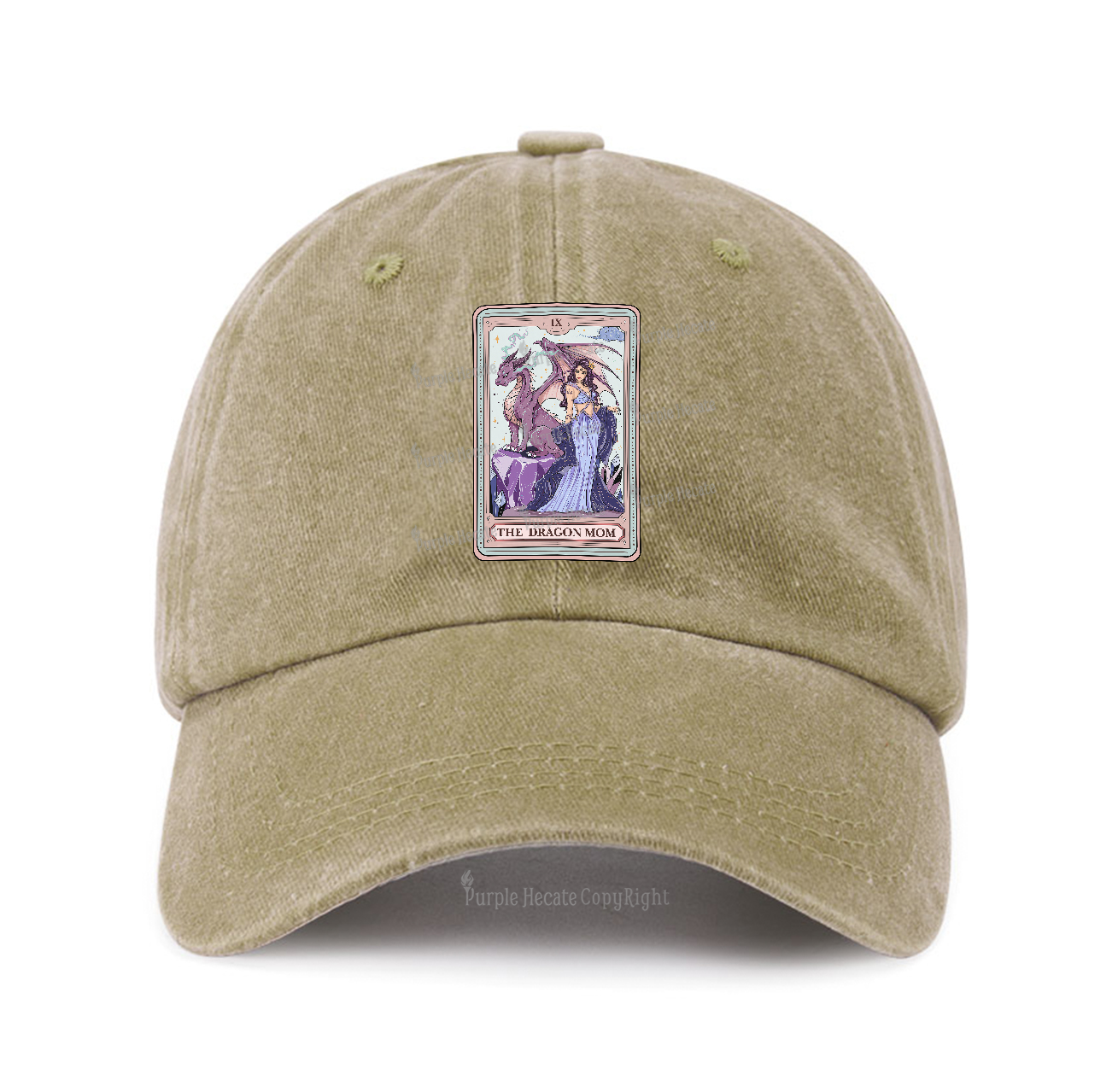 Purplehecate The Dragon Tarot Baseball Cap