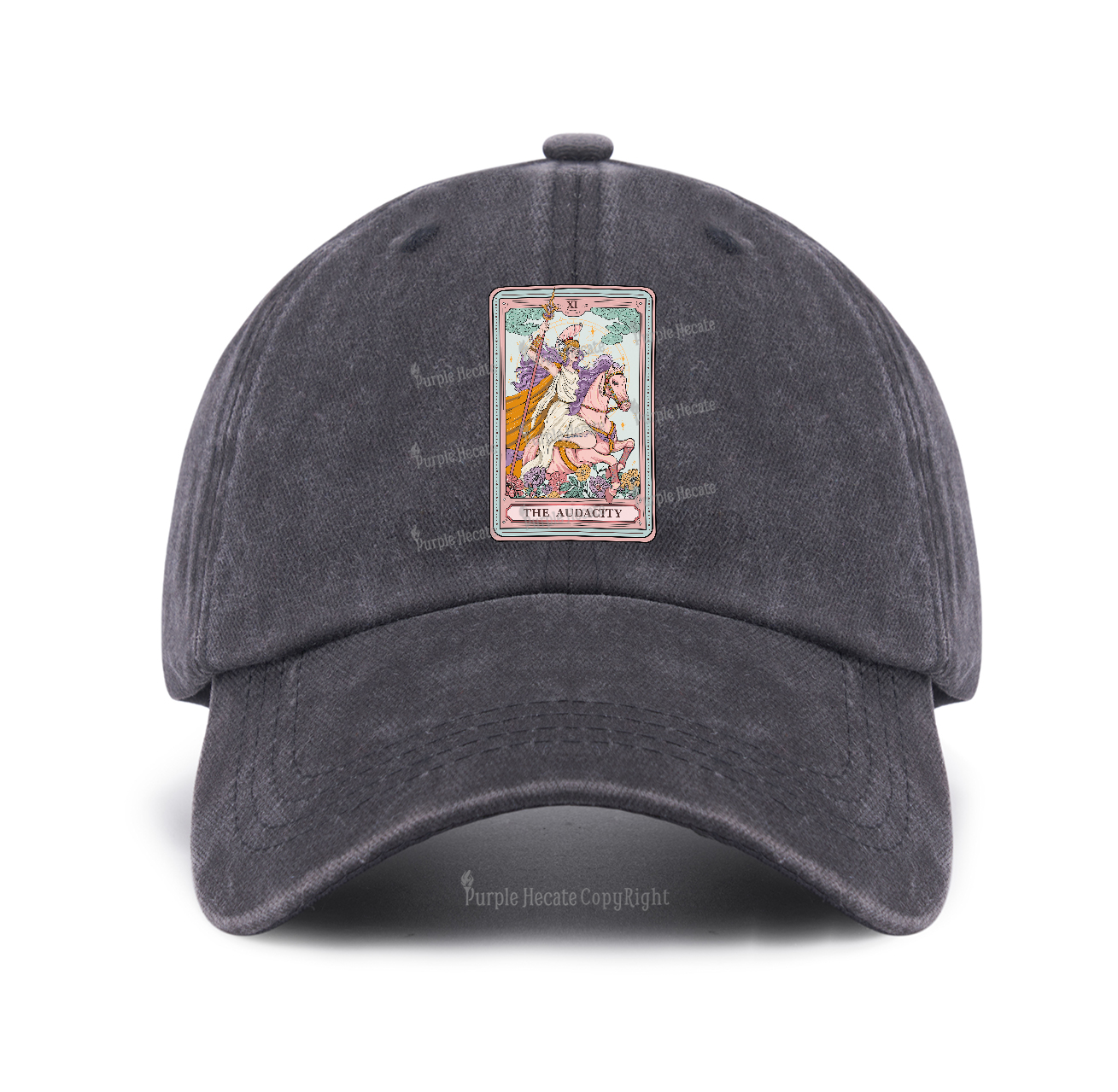 Purplehecate The Audacity Tarot Card Baseball Cap