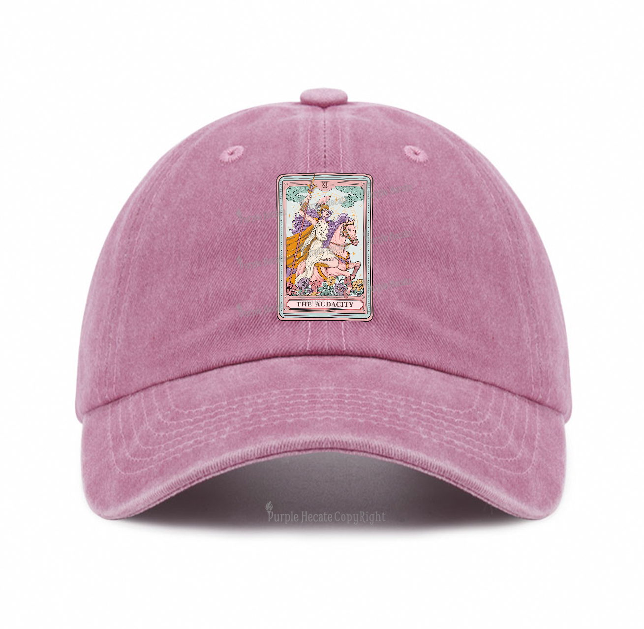 Purplehecate The Audacity Tarot Card Baseball Cap