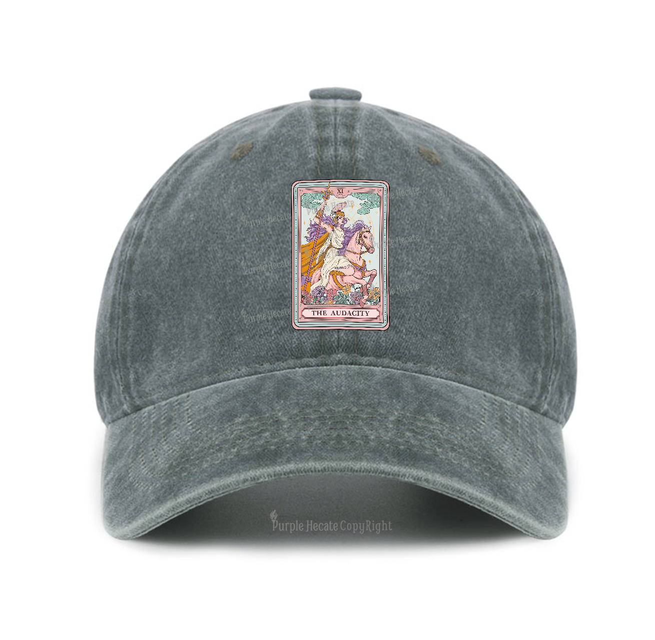Purplehecate The Audacity Tarot Card Baseball Cap